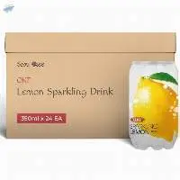 OKF Lemon Sparkling Drink 350ml - 24 cans