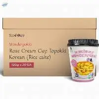 Wonderpokki Rose Cream Topokki 120g - 30 cups