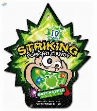 Striking Popping Candy Green Apple - 48 pcs