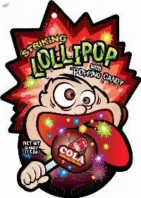 Striking Cola Flavor Lollipop - 192 pcs