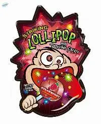 Striking Strawberry Flavor Lollipop  - 192 pcs