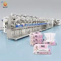 Twin Rolls 12 Wet Wipes Machine