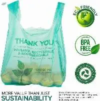 Compostable T-Shirt Bags