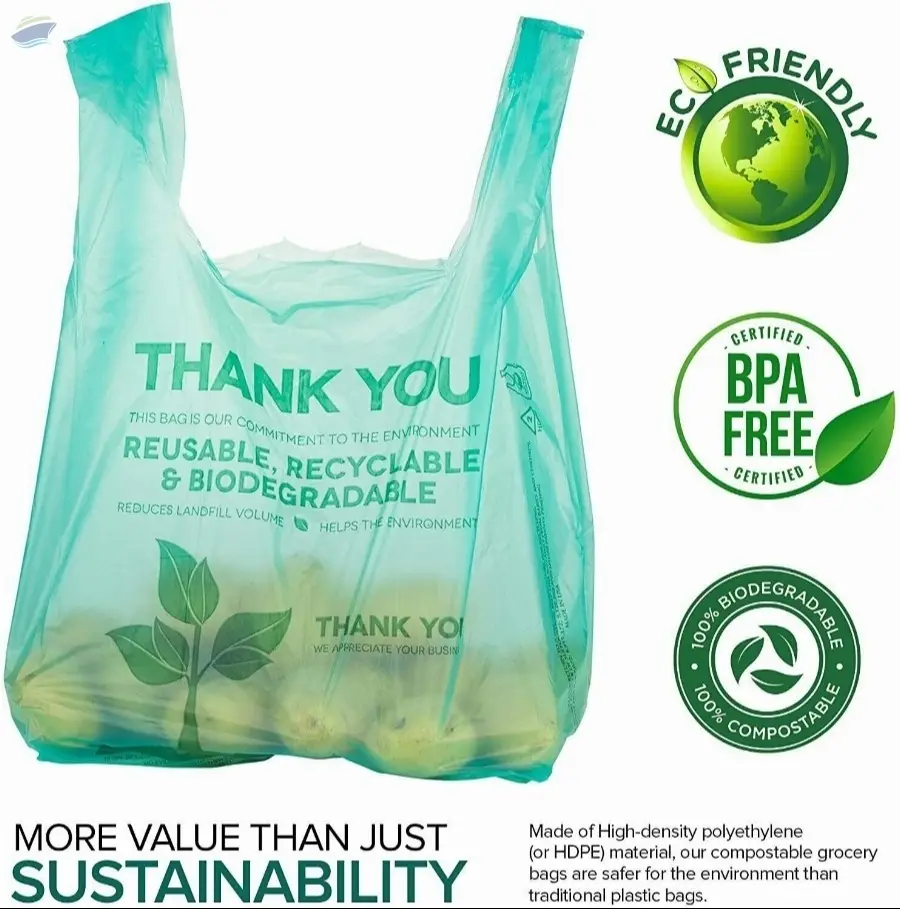 Compostable T-Shirt Bags