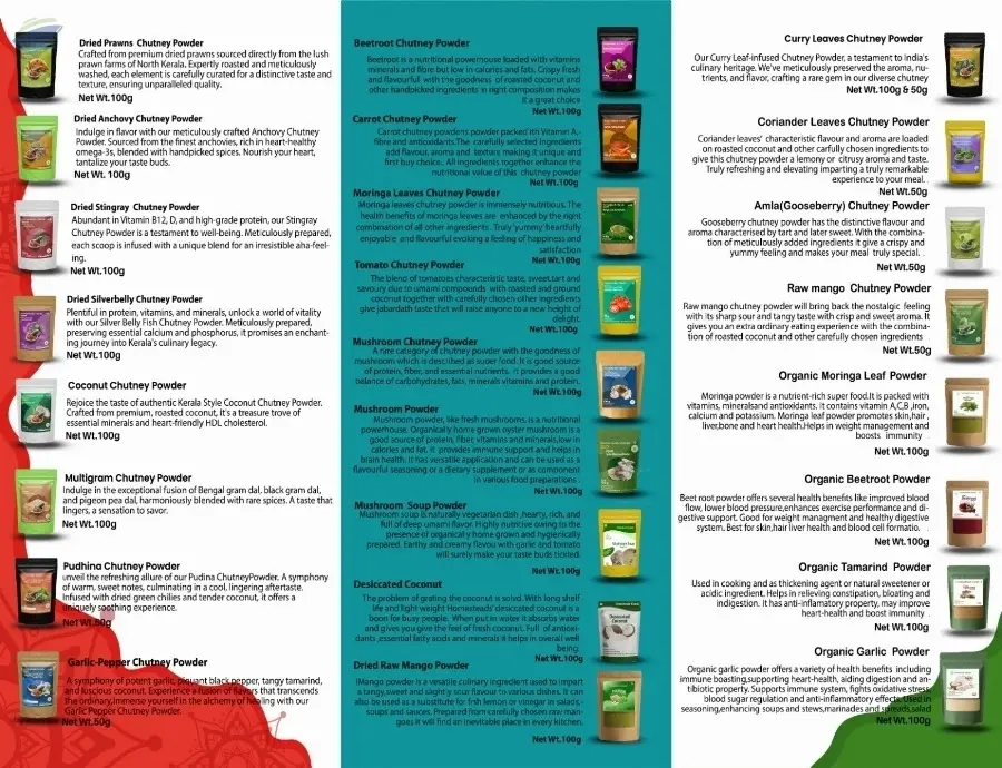 Product Range of Homesteads Viands