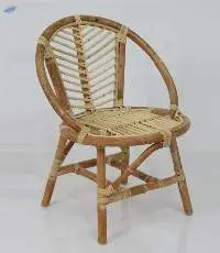 Natural Rattan Skin Kid Chair