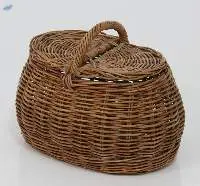 Rattan Oval Picnic Basket