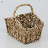 Rattan Square Picnic Basket