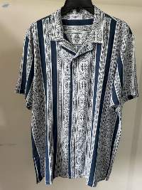 100% Rayon Printed Hawaiian Shirt