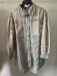 100% Polyester Printed Over Size Shirt