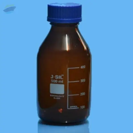 Bottle Amber & P.P. Screw Cap (Blue)