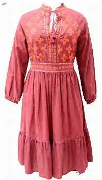 Women Dress with Embroidery and Laces