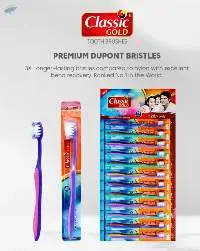 Classic Gold Super Clean Soft Toothbrushes