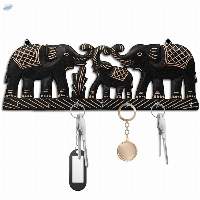 Wooden Elephant Design Key Hanger