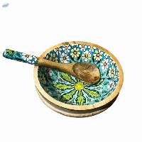 Daisy Mosaic Bowl