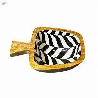 Zebra Leaf Platter
