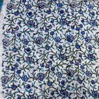 Handblock Indigo Vine