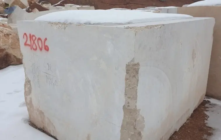 Karia Cream Light Beige Marble Blocks
