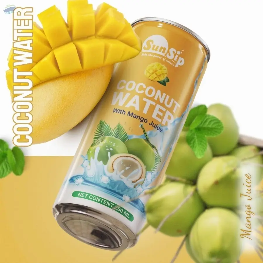 Sunsip Coconut Water With Mango  250ml
