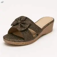 Fabric Bow Wedge
