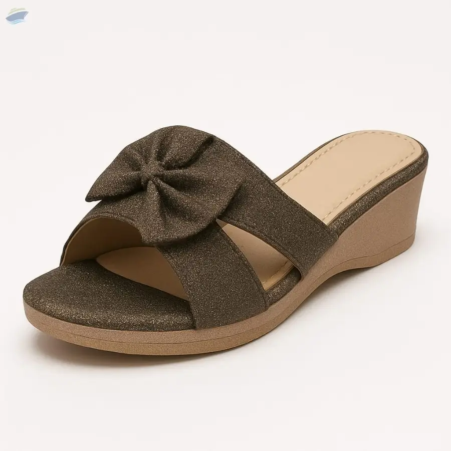 Fabric Bow Wedge