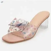 Floral Bow Heel