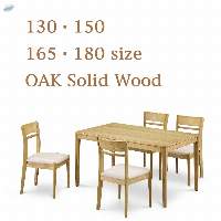 TEIRA OAK Solid Wood Dining Table