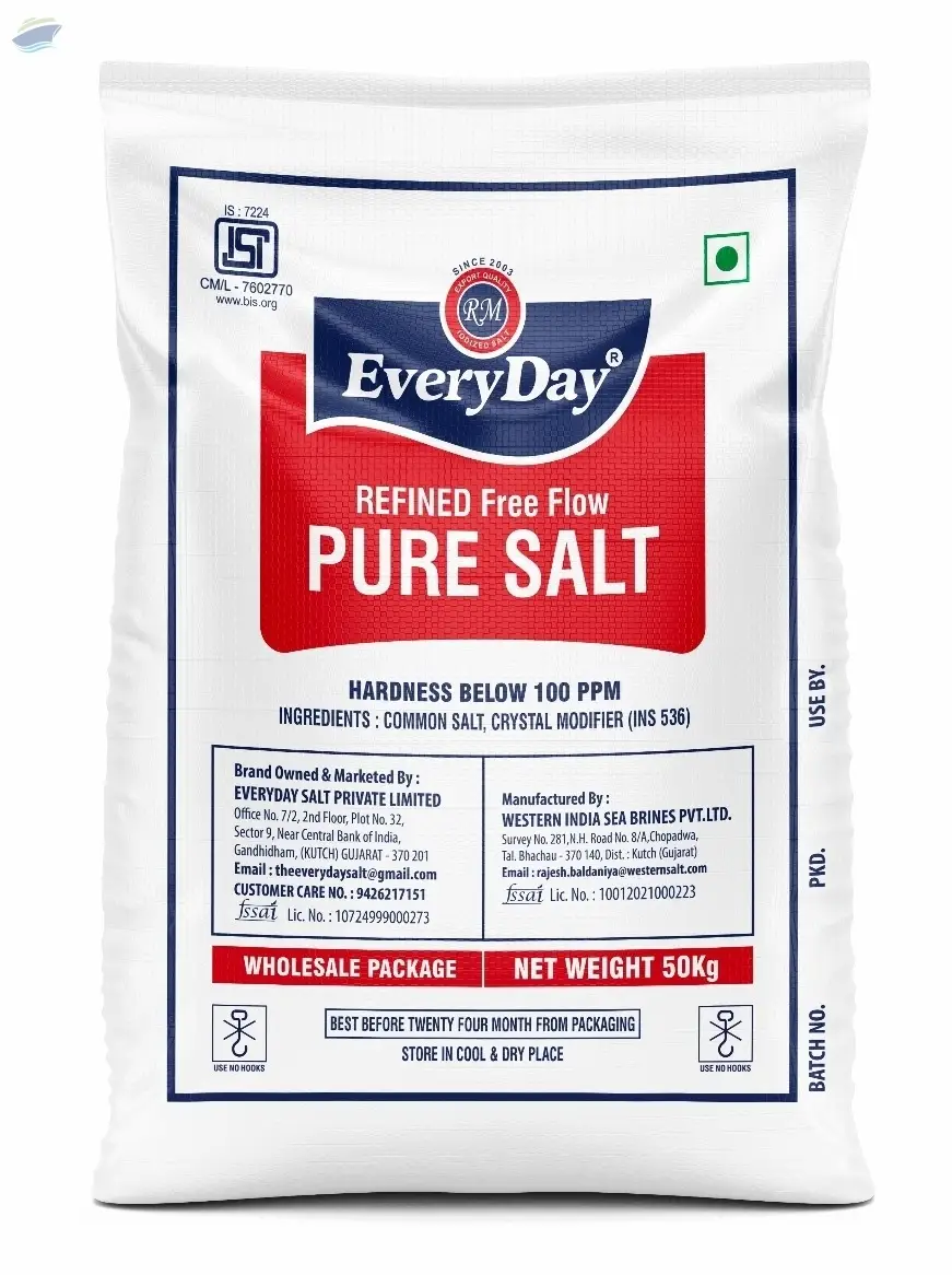 Pure Salt Below 100ppm 50kg Bag
