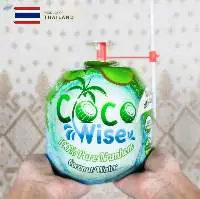 Easy Coconut With Straw (Easy-Open)