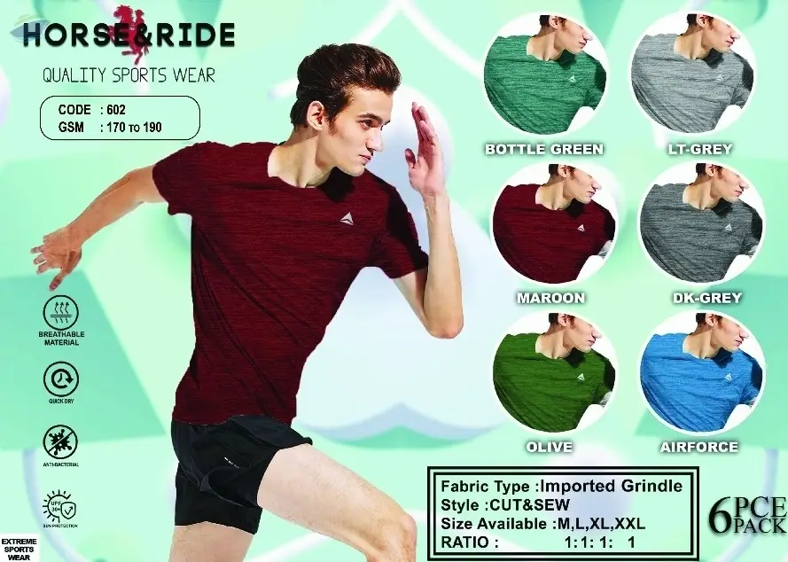 Horse & Ride Active Wear T shirt