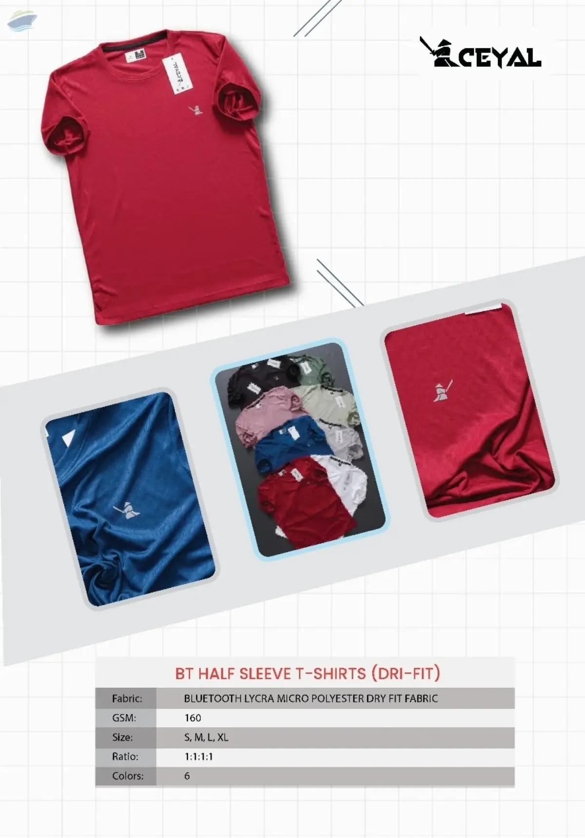 Basic T Shirt Half Sleeve