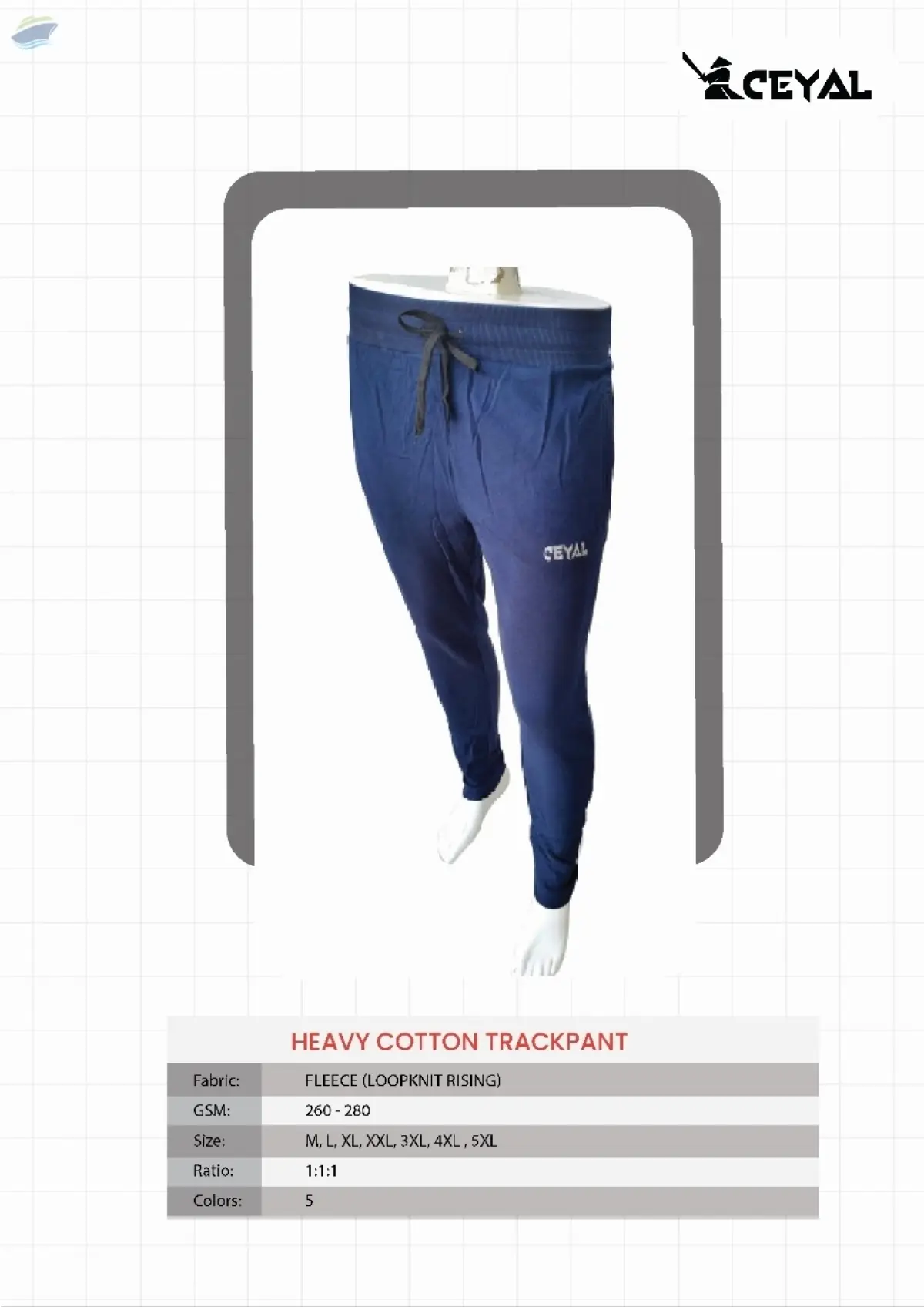 Heavy Cotton Track Pants