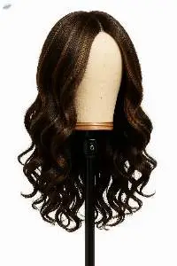 Highlighted Layers Wig( Human Hair & Synthetic)