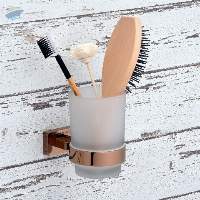 Kingston PVD Rose Gold Bursh Holder