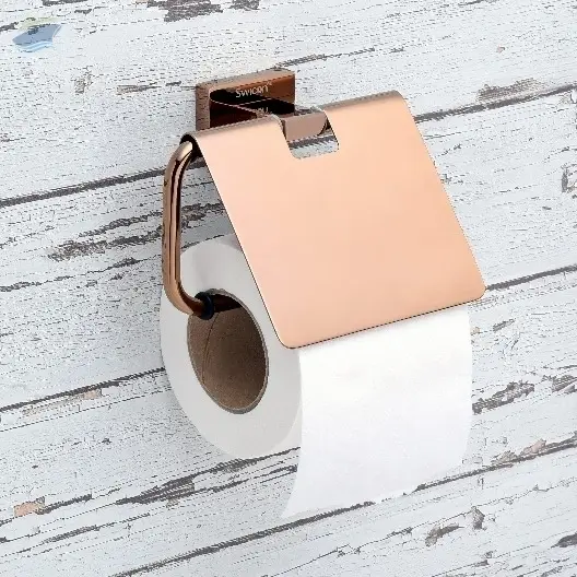 Kingston PVD Rose Gold Tissue Holder