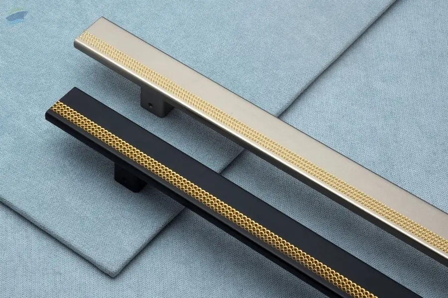 Rolex Brass Glass Door Handle