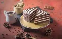 Zebra Torte Pastry