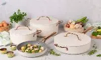 Cream Cookware Set