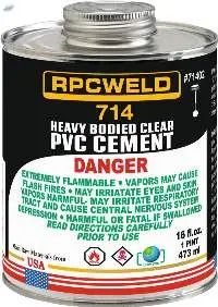 PVC Cement Heavy Bodied - Clear