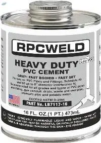 PVC Cement Heavy Bodied - Gray