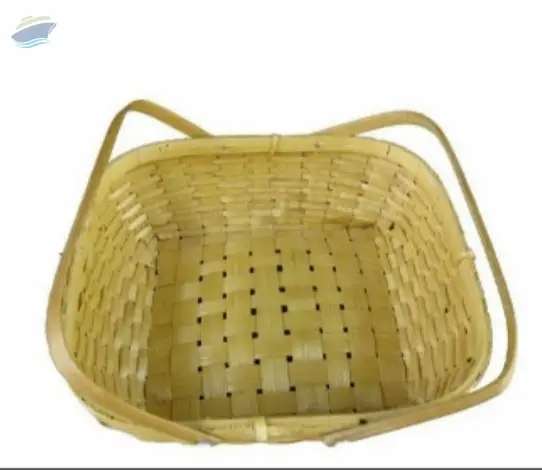 Bamboo Natural Tray with Double Handles