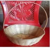 Bamboo Basket with Handle