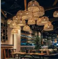 Bamboo Dome Shaped Lampshade