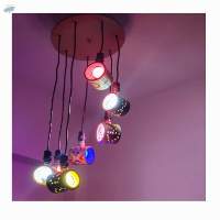 7 in 1 Hanging Lampshade