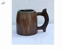 Wooden Cup With Stainless Steel Inside