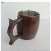 Wooden cup with Stainless Steel Inside