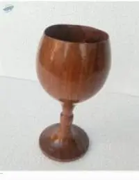 Wooden Wine Glass