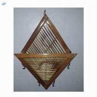 Magazine Stand Cum Key Holder - Bamboo