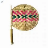 Bamboo Hand Fan - Revolving