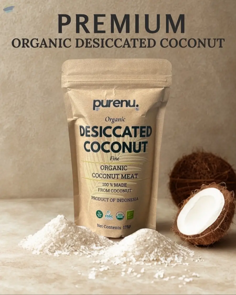 Premium Organic Desiccated Coconut